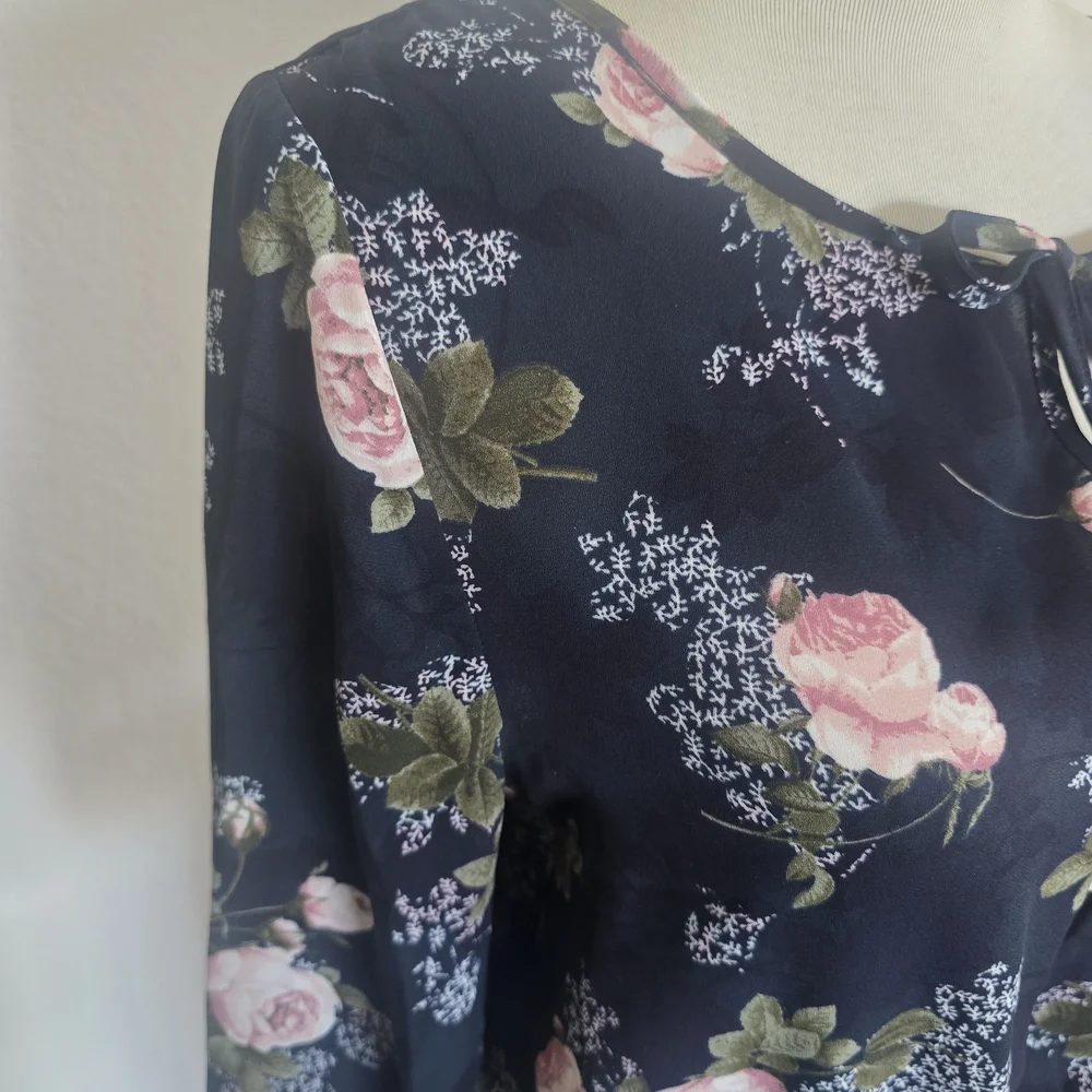 Floral Blue Dress - Picture 5 of 9